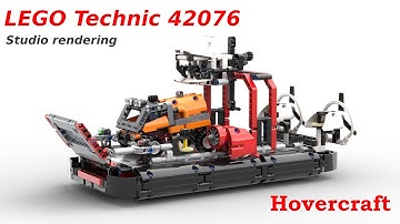 LEGO® Technic 42076 Hovercraft #bricklinkstudio rendering