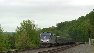 QuickClip: Amtrak Train #43 at MP 172