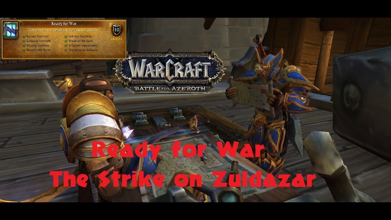 The Strike on Zuldazar Full Storyline Ready for War BFA WOW