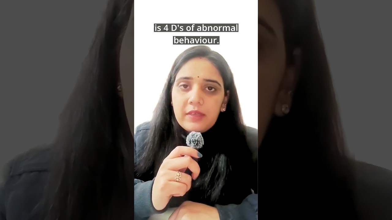 4 D’s of Abnormal Behaviour | Class 12 Psychology | Abnormal Behaviour ke 4 D’s | 2026 Boards