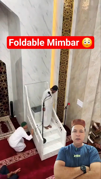 Download lagu Foldable Mimbar 🕌 😱 | #shorts #islamic #masjid #mimbar #namaz