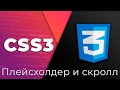 CSS3 #23 Стилизация плейсхолдера и скролла, CSS-спрайты (Placeholder, Scrollbar &amp; Sprites)