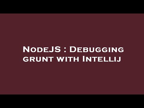 NodeJS : Debugging