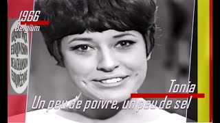 eurovision 1966 Belgium 🇧🇪 Tonia - Un peu de poivre, un peu de sel ᴴᴰ