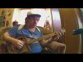 Cigar Box Guitar - Easy Blues GDG lesson 6 - Андрей Кельин