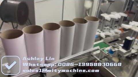Automatic Paper Tube Can Curling Machine With Gluing And Disc Plate Inserting