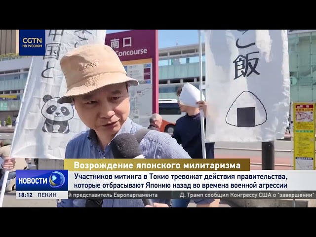 В Токио около 50 тысяч человек приняли участие в митинге против изменений в конституции Японии
