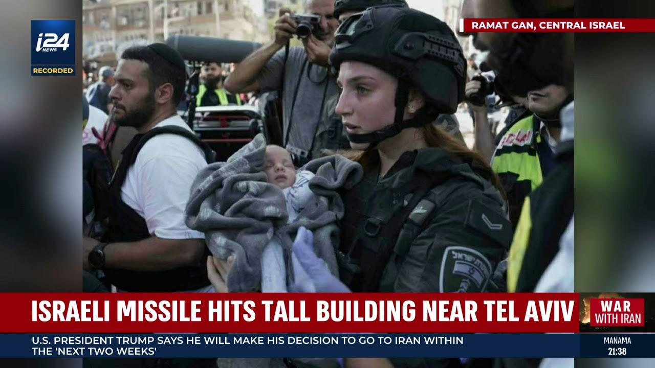 LIVE FROM SCENE OF RAMAT GAN BALLISTIC MISSILE ATTACK