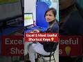 Excel 5 Most Useful Shortcut Keys 💡🔥 #excel #exceltips #computer