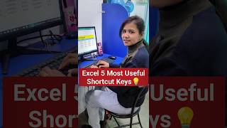 Excel 5 Most Useful Shortcut Keys 💡🔥 #excel #exceltips #computer