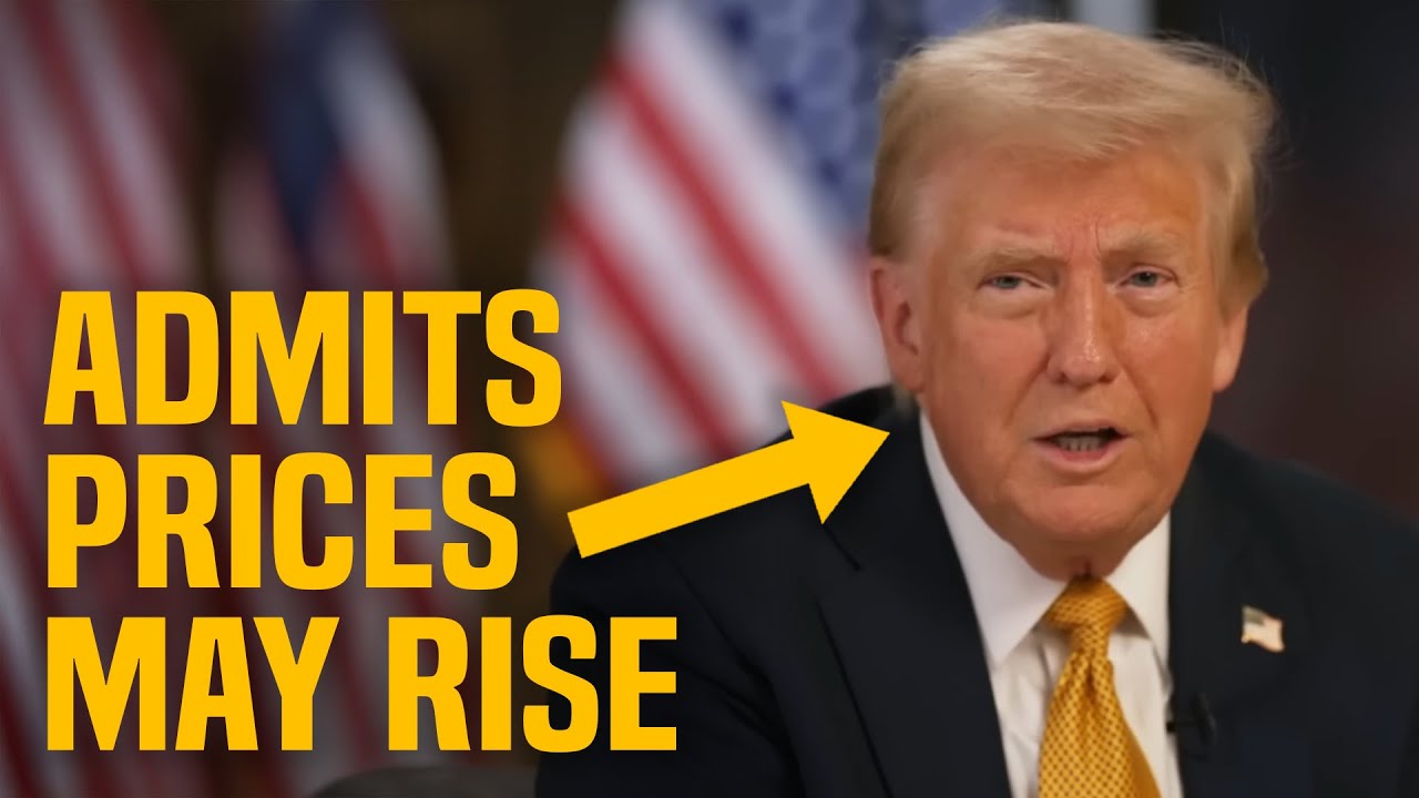 OOPS: Trump admits prices might go UP with his tariffs