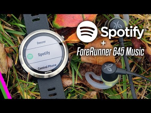 Garmin Forerunner 645 Music Review पर Spotify अभी उपलब्ध है!