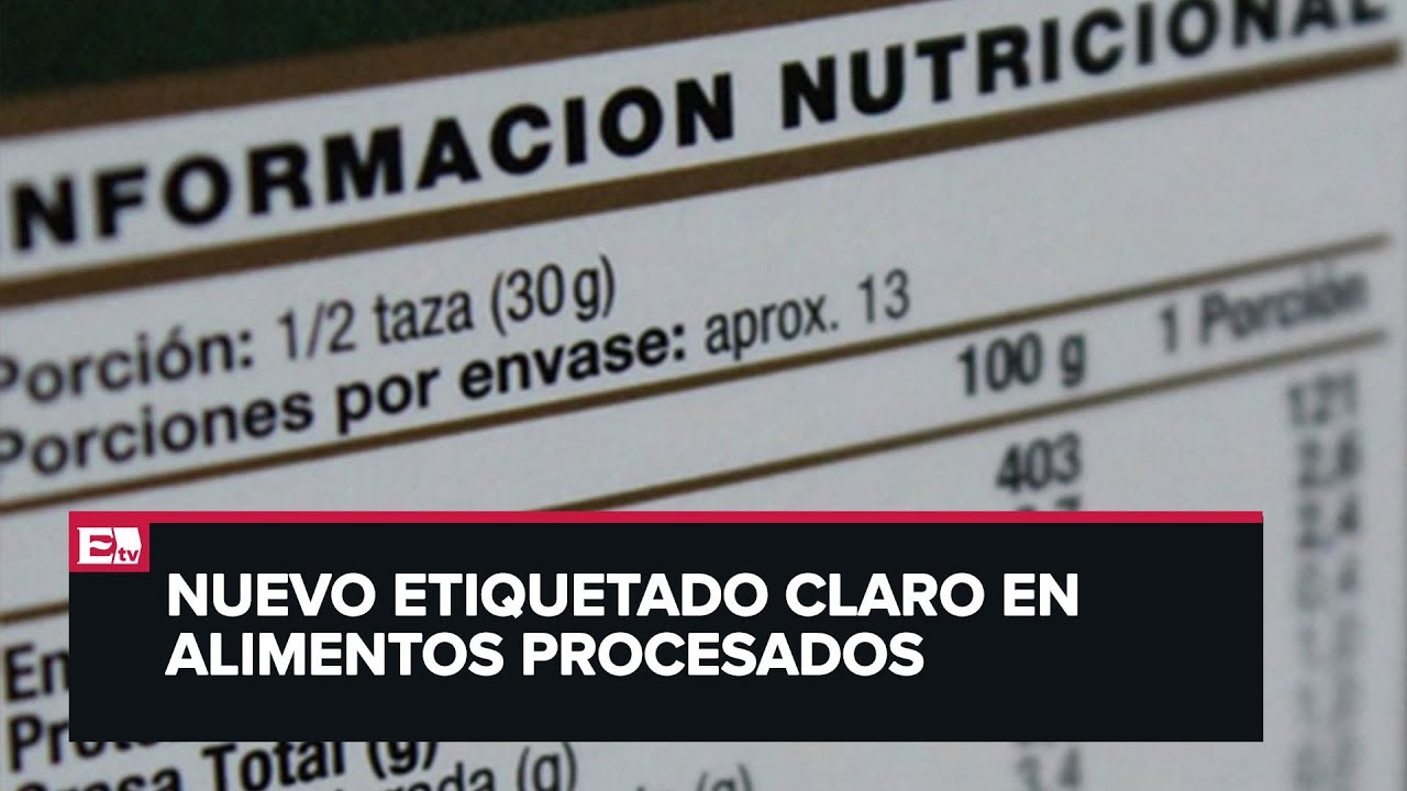 etiquetado nutricional Propuesta de cambio de etiqueta frontal en alimentos y bebidas