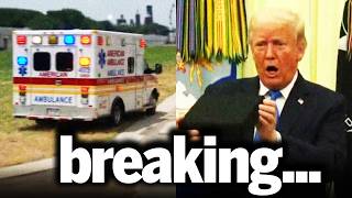 Trump Rushes to Hospital and Enters HIDING