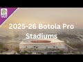 2025 26 Botola Pro Stadiums 