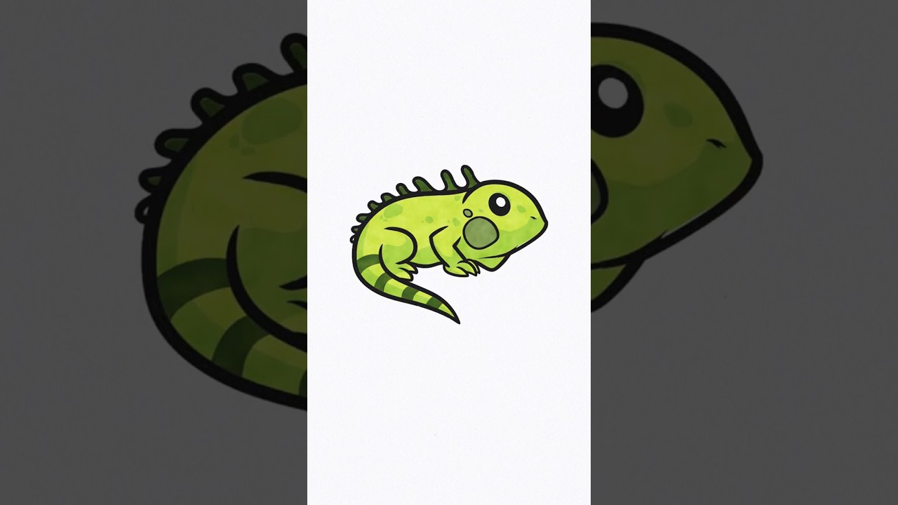 Drawing an Iguana (easy)