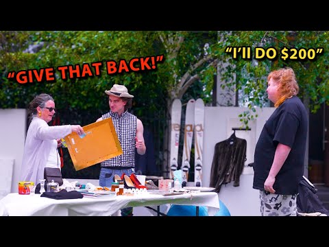 Buying Cheap Garage Sale Items, Then Immediately Selling It For More