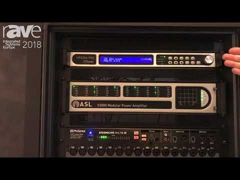 ISE 2018: ASL Presents VIPEDIA Equiptment with EN54 System and Dante Integration