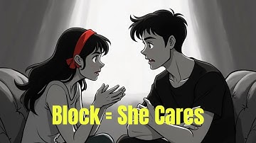When She Blocks You… It Means She Cares More Than You Know