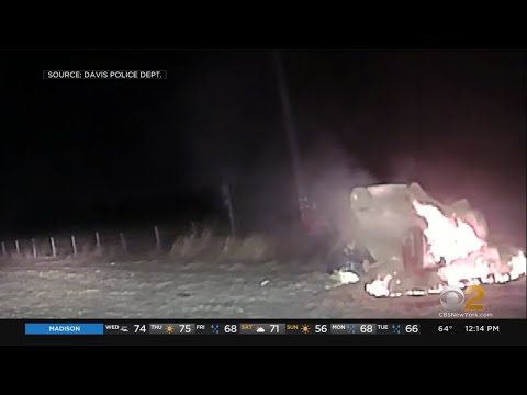 Must See: California Cop Saves Woman From Burning Car