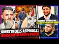 Jon Jones Shows Up on Horse With EYE PATCH to TROLL Aspinall | Khabib Offered Sadulaev Jones Fight!