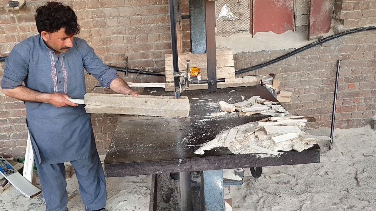 How To Make A Cricket Bat With Amazing Skill YouTube