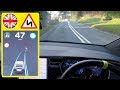 FSD reacts really well to tight bends &amp; cars pulling out late! - &quot;Tesla Model X Daily Drive&quot; HW2 V10