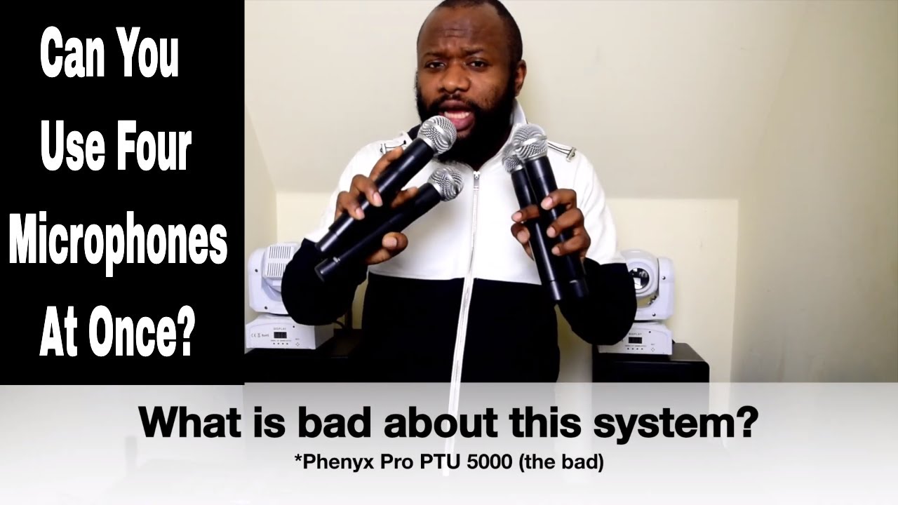 Phenyx Pro PTU 5000 Wireless Microphone Review. 4 CHANNEL SYSYEM