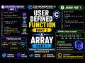 User Defined Function C Programming(Part2) and Array(Part1) C Programming | Explained with Example