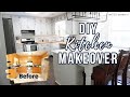 DIY KITCHEN REVEAL | KITCHEN MAKEOVER ON A BUDGET | Cabinets Painting, DIY Island, DIY Backsplash