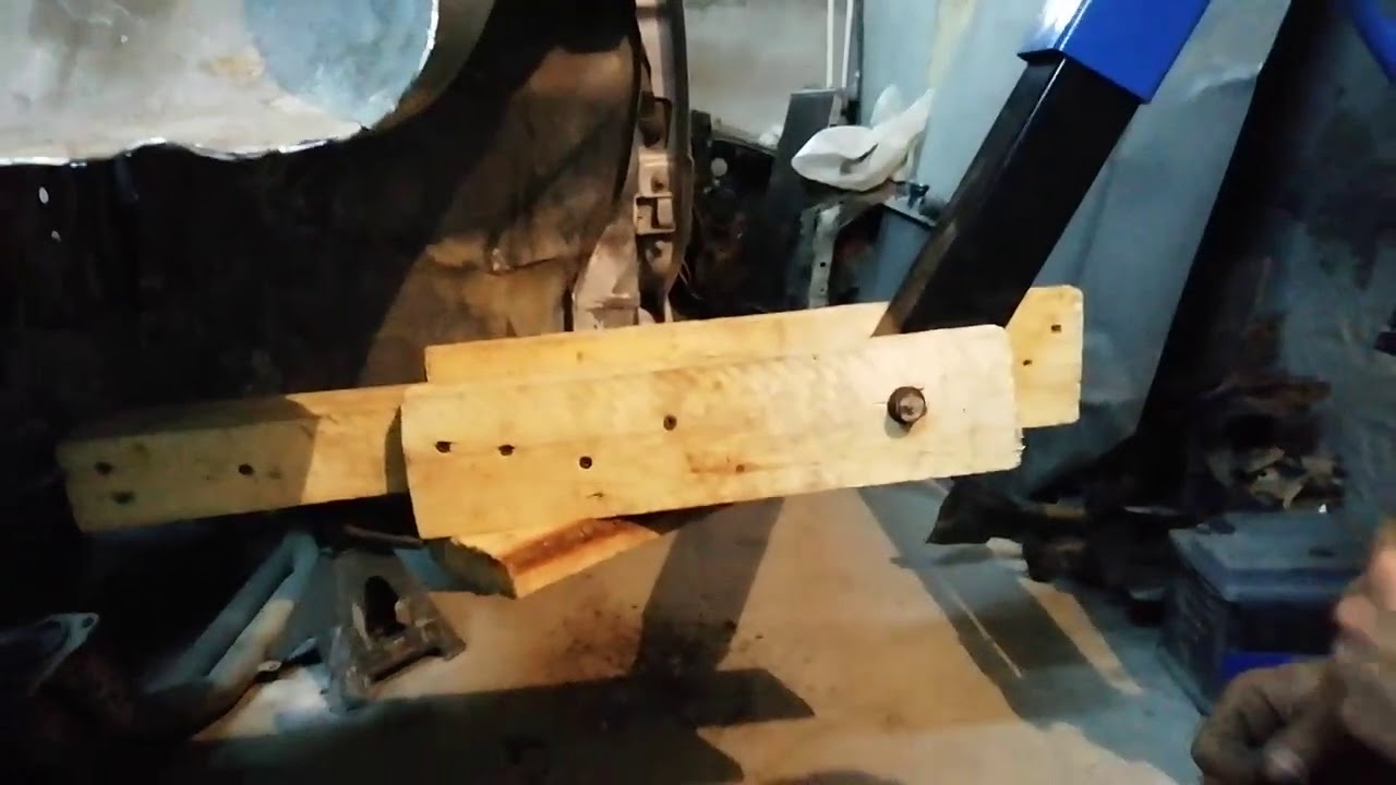 Правим лонжероны своими руками в гараже. На что способен гаражный ...