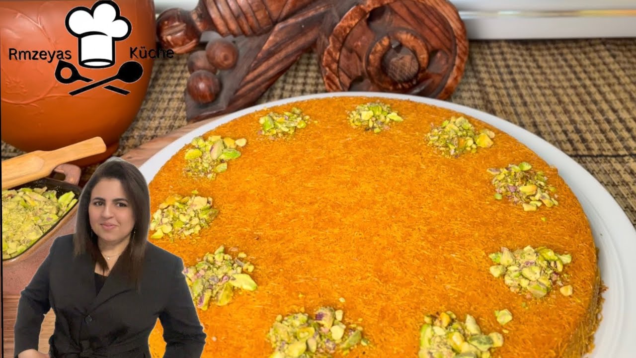 طريقة عمل الكنافة بالقشطة😍