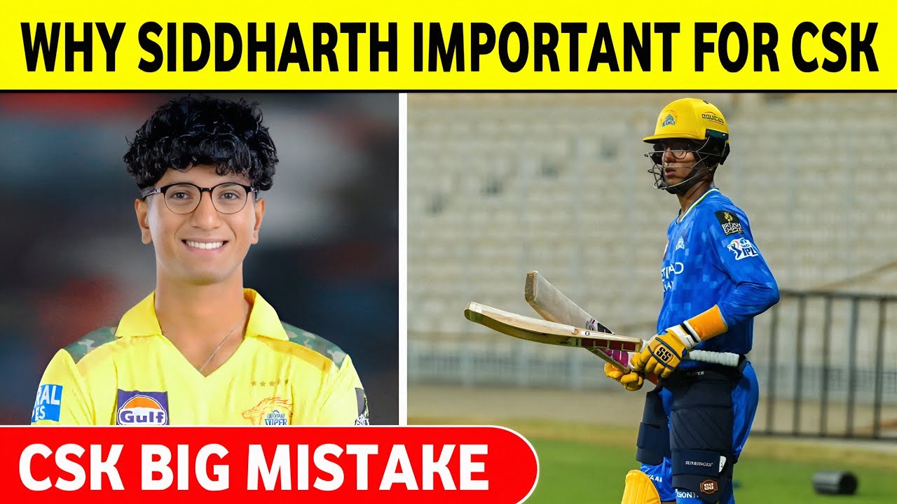 Why Andre Siddharth Important For CSK | Devon Conway Bad Performance ||