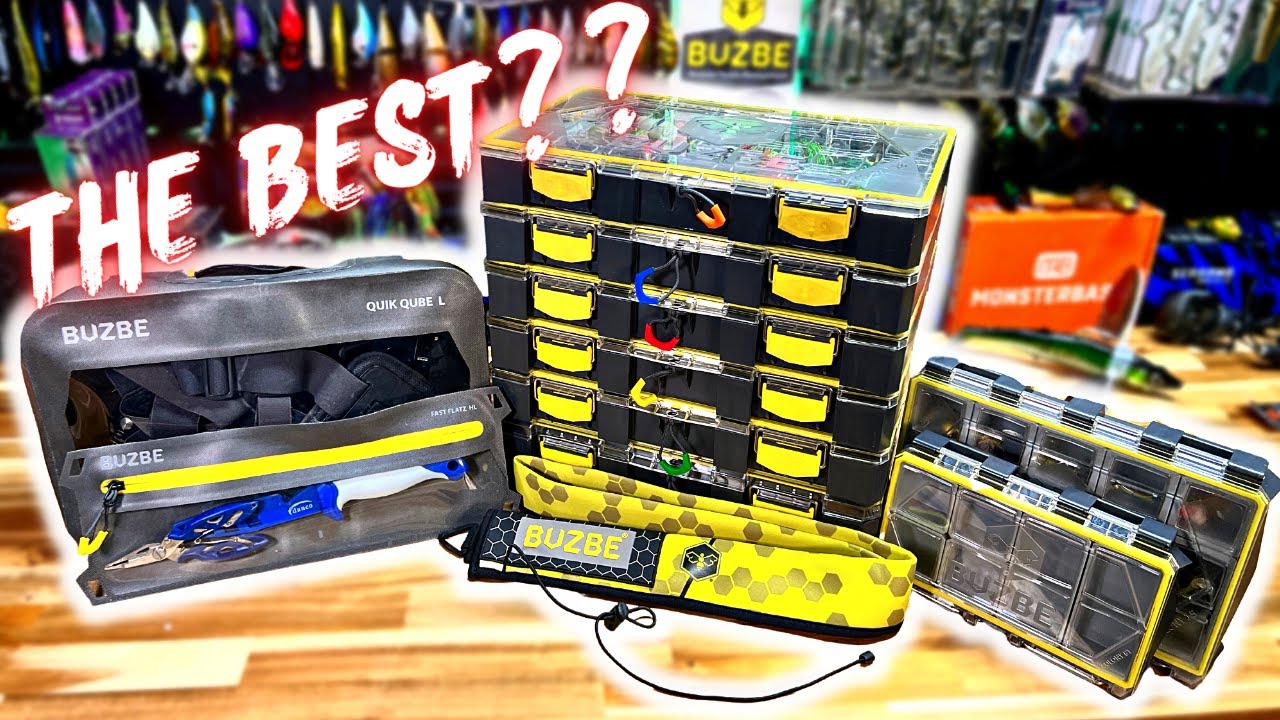 The Best Tackle System? Buzbe Tackle Organization And Gear Storage! 