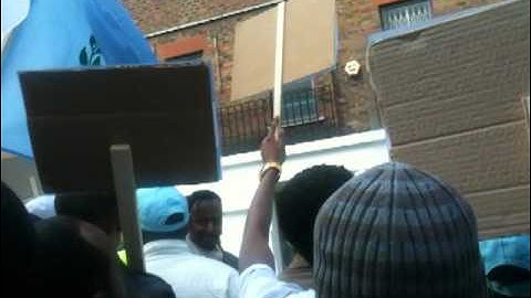 25th March London Eritrean demonstration for justice part 4