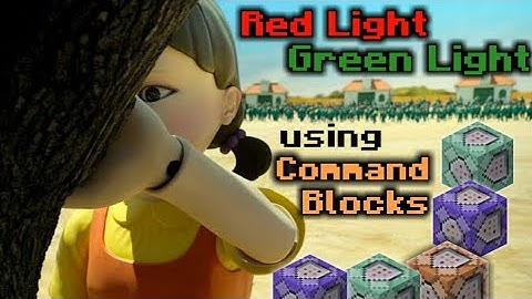 How to make Green Light, Red Light in minecraft using commands![MCPE, Bedrock]