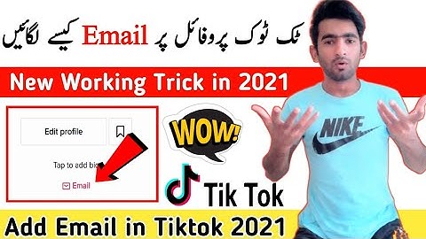 How to Add Email Button in Tiktok 2021 || Tiktok New Update 2021 || Tiktok 2021
