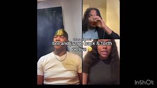 Bree And Jazz Arguing ￼On Live🤬 #nttv 