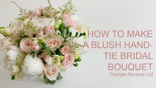 How to Make a Blush Bridal Bouquet with Garden Roses and Peonies - Wholesale Flowers UK and Academy screenshot 3