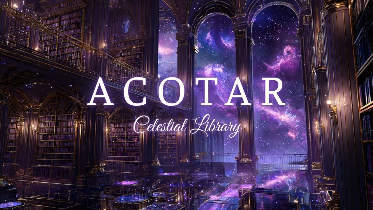 Celestial Library: ACOTAR-Inspired Fantasy Music for Calm Focus, Gentle Reading Among the Stars