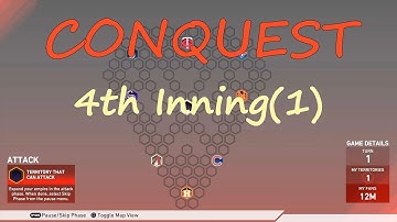 【MLB THE SHOW 19】Conquest 4th INNING Completed(1)  PS4 HD 佔領模式 Diamond Dynasty回合制三目標