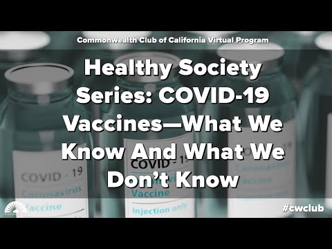 Healthy Society Series: COVID-19 Vaccines—What We Know And What We Don't Know Episode cover