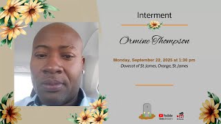 Interment Service for Ormine Thompson