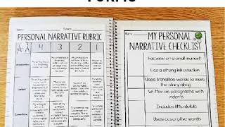 3rd Grade Personal Narrative Preview