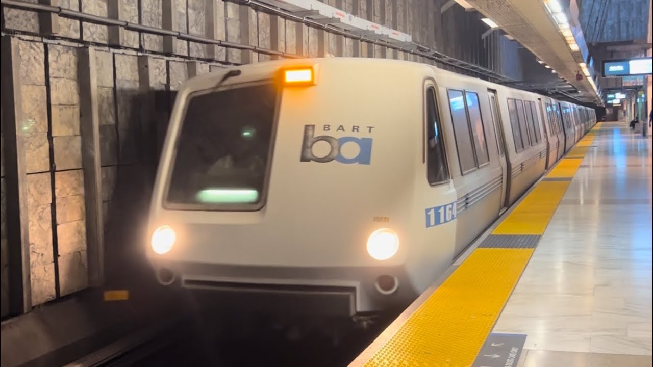 [Last Moments] Bart Legacy Fleet 6-Car Daly City Train with Rohr A Car ...