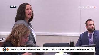 Darrell Brooks Waukesha Parade Trial - Day 2 of Testimony