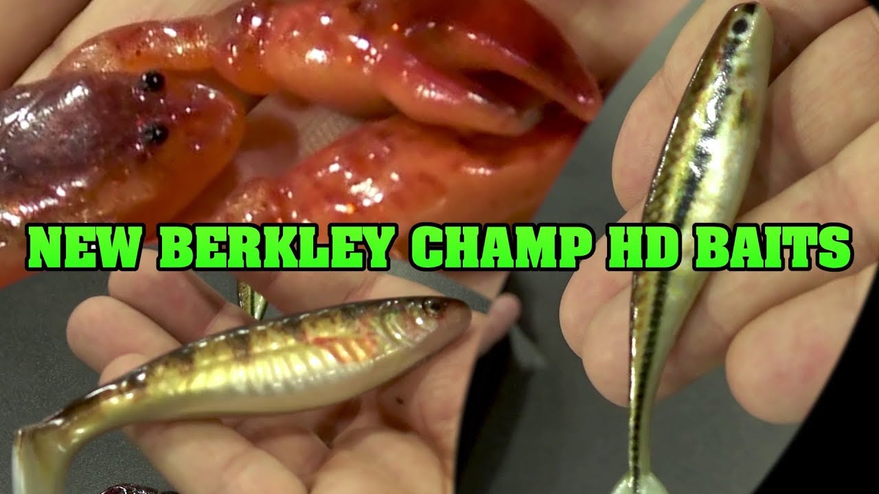 NEW BERKLEY POWERBAIT CHAMP HD SERIES Minnow, Swimmer and CRAW