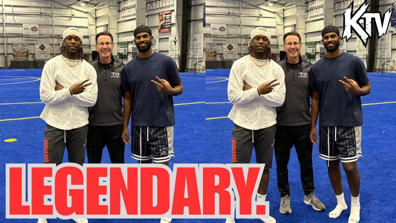 Shedeur Sanders going VIRAL TRAINING with Jerry Jeudy for Browns 2026 SEASON