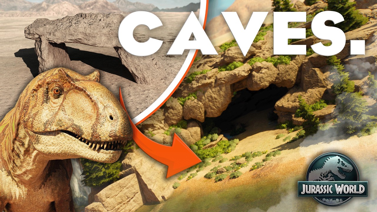 🦖 ВЫХОДИТЕ НА УЛУЧШЕННЫЙ уровень игры в пещерах в Jurassic World Evolution 3!