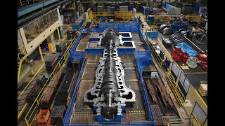 Check assembly of 270 MW Steam turbine at Doosan Škoda Power – Kemi, Finland, 2022